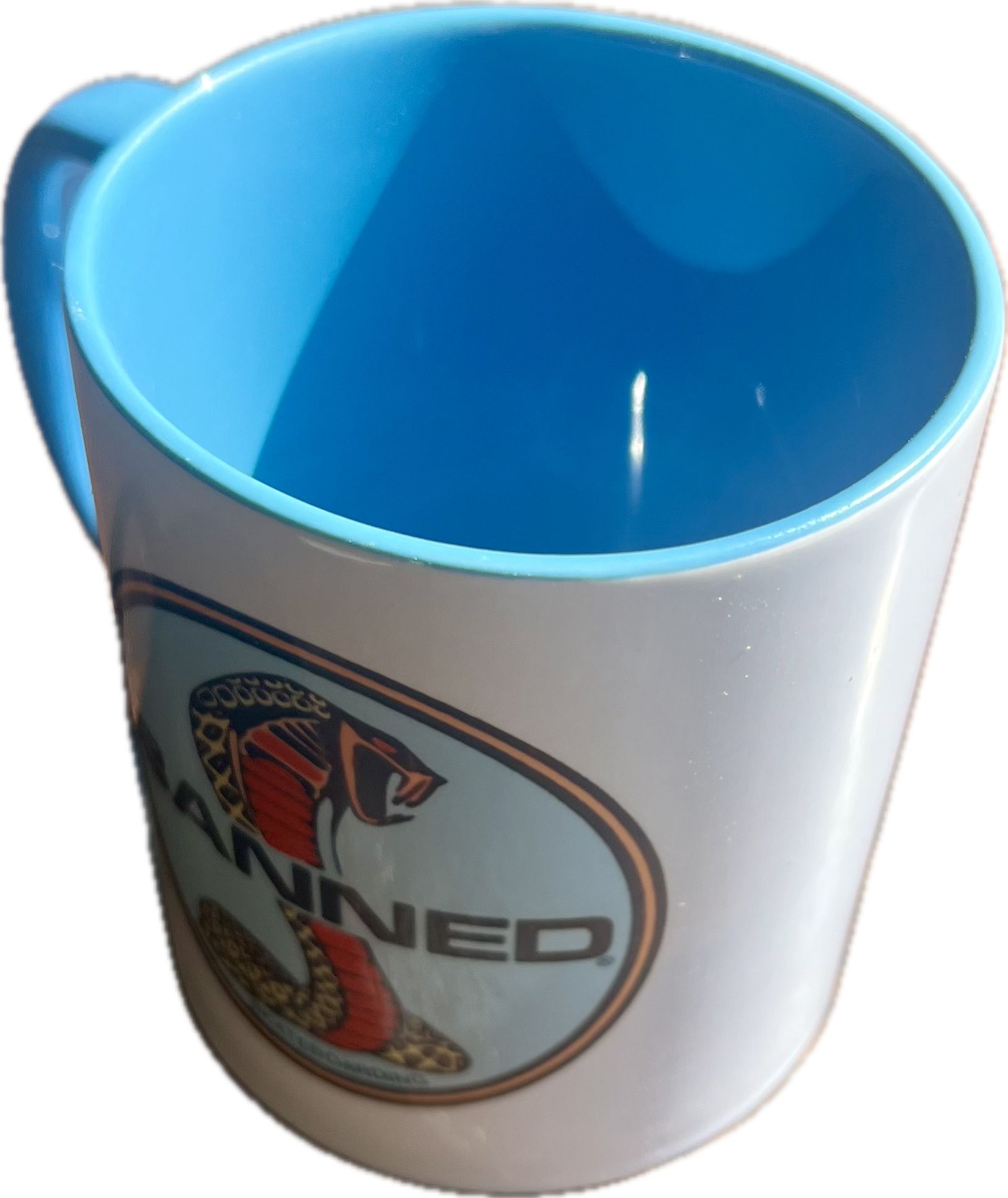 BANNED Ford Cobra F1 White  Mug