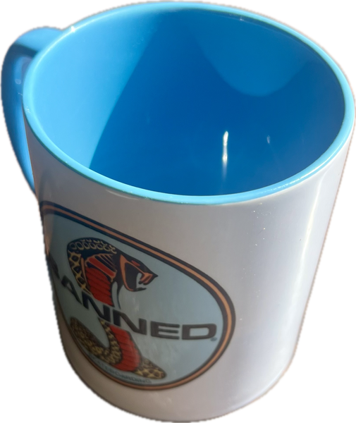 BANNED Ford Cobra F1 White  Mug