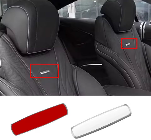 AMG (2) Badge Aluminum Seat badge Emblem