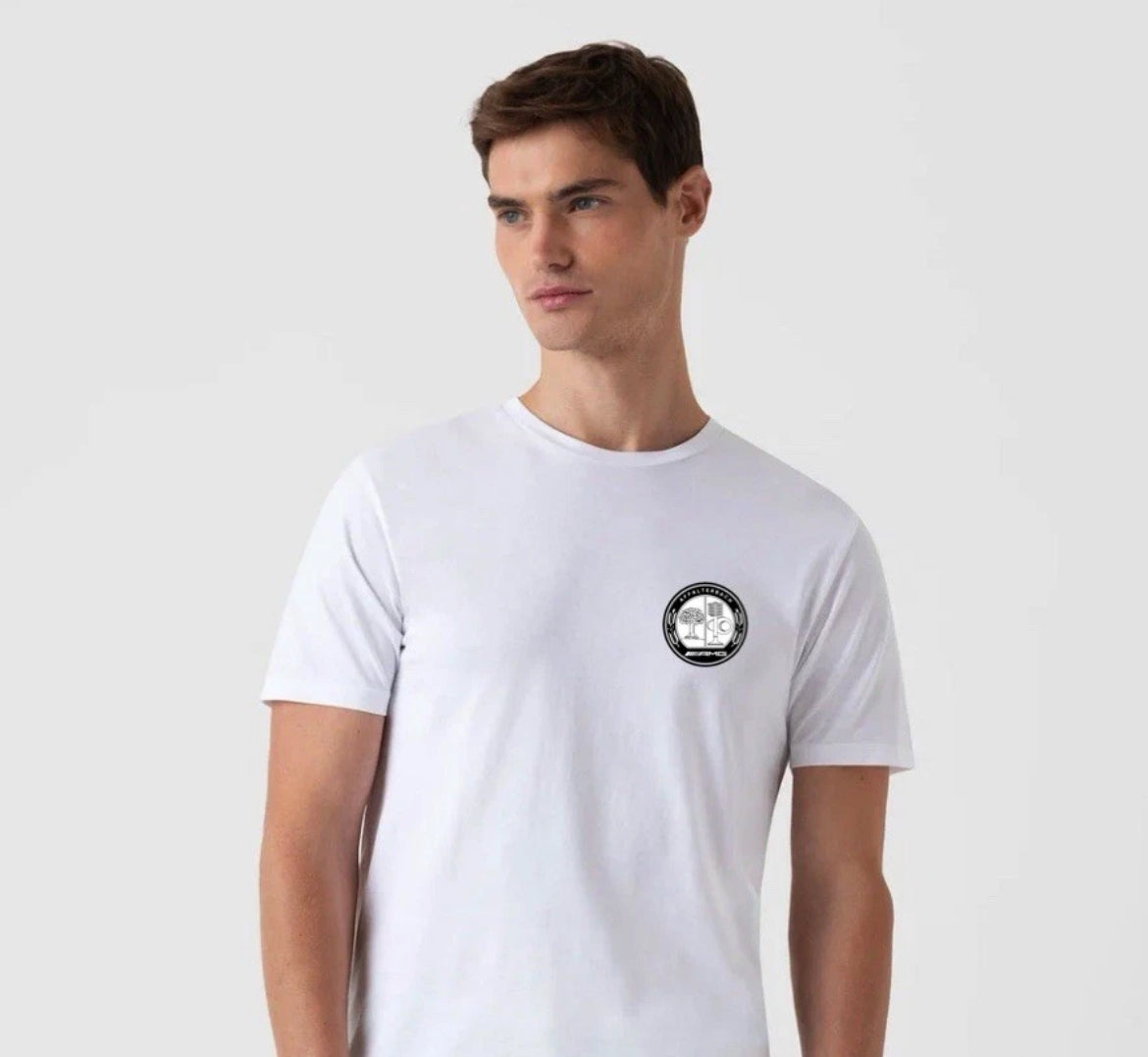 AMG Mercedes-Benz Small logo White T-Shirt
