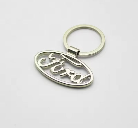 Ford Hallow Badge Metal Keychain