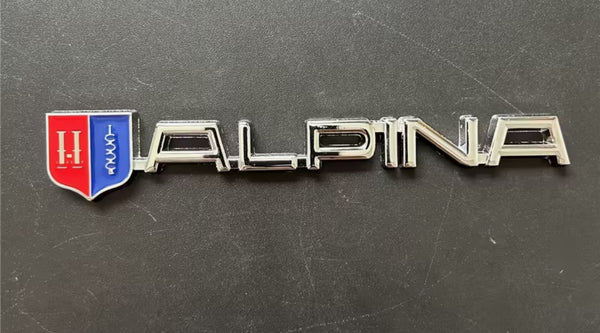 BMW ALPINA Metal Emblem Trunk badge