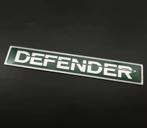 Land Rover 1980s and 1990s Defender 110, 99, 130 Metal Hood badge Emblem