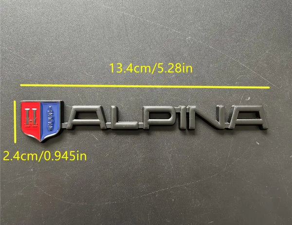BMW ALPINA Metal Emblem Trunk badge
