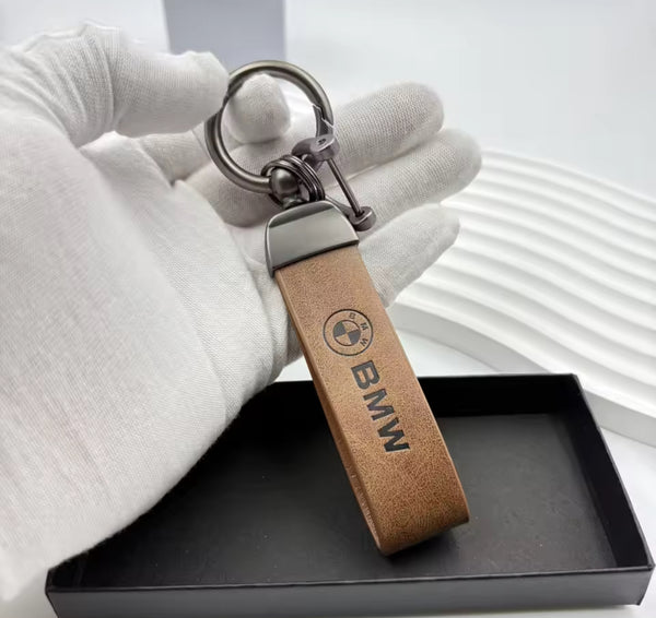 BMW Leather Embossed KEYCHAIN