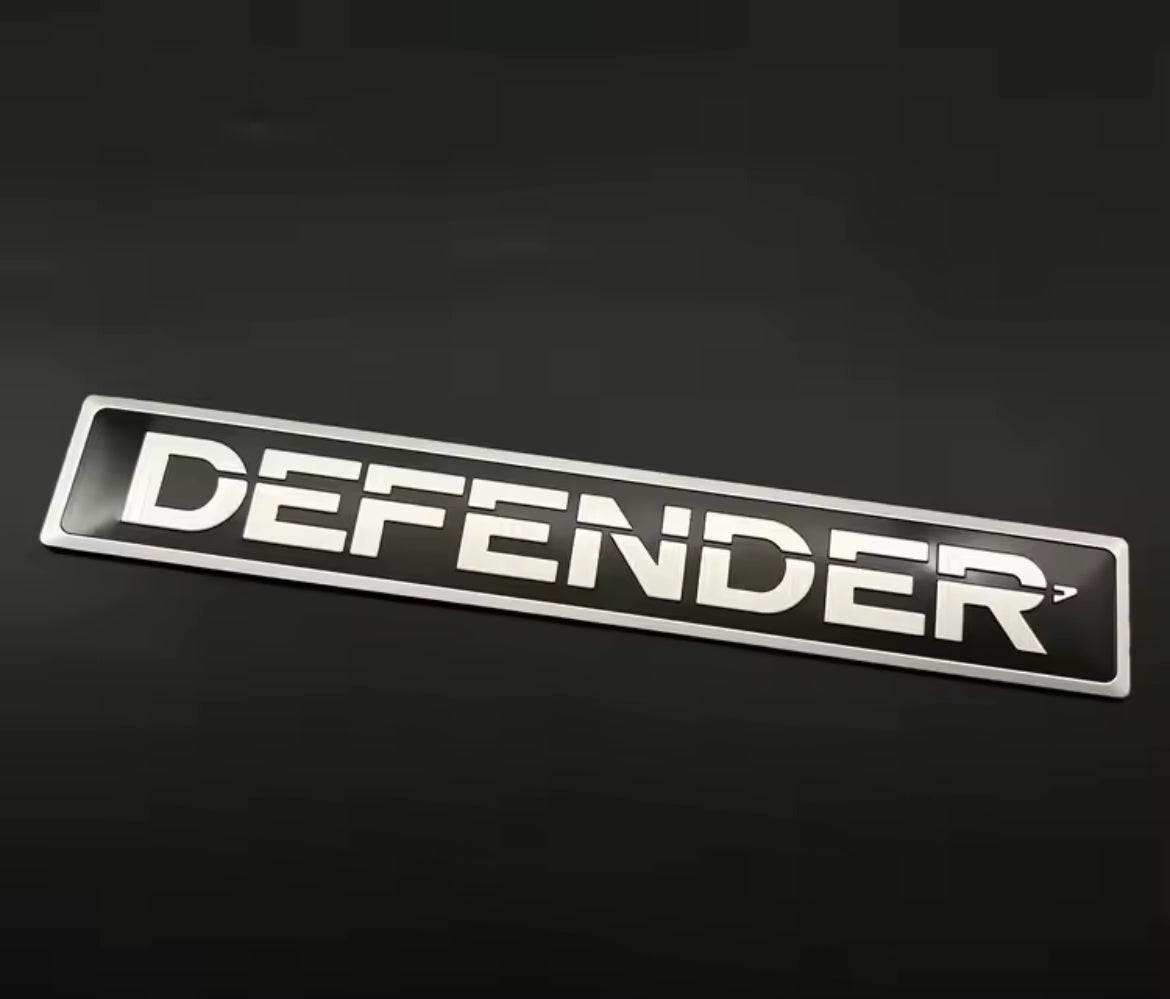Land Rover 1980s and 1990s Defender 110, 99, 130 Metal Hood badge Emblem
