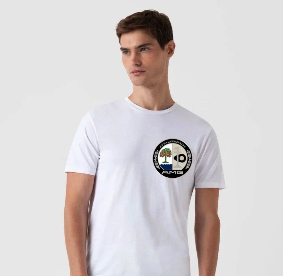 AMG Mercedes-Benz Large logo White T-Shirt