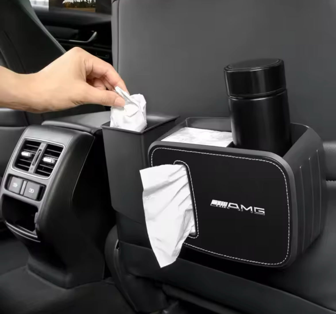 AMG Mercedes-Benz Car Tissue organizer