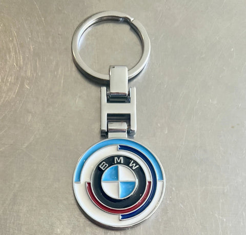 BMW Anniversary Badge Keychain