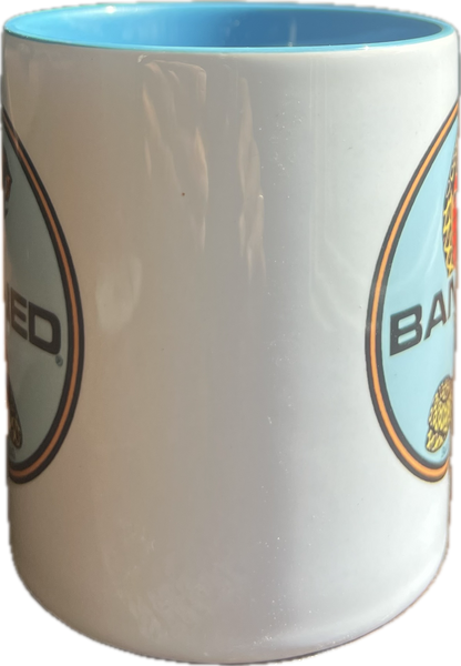 BANNED Ford Cobra F1 White  Mug