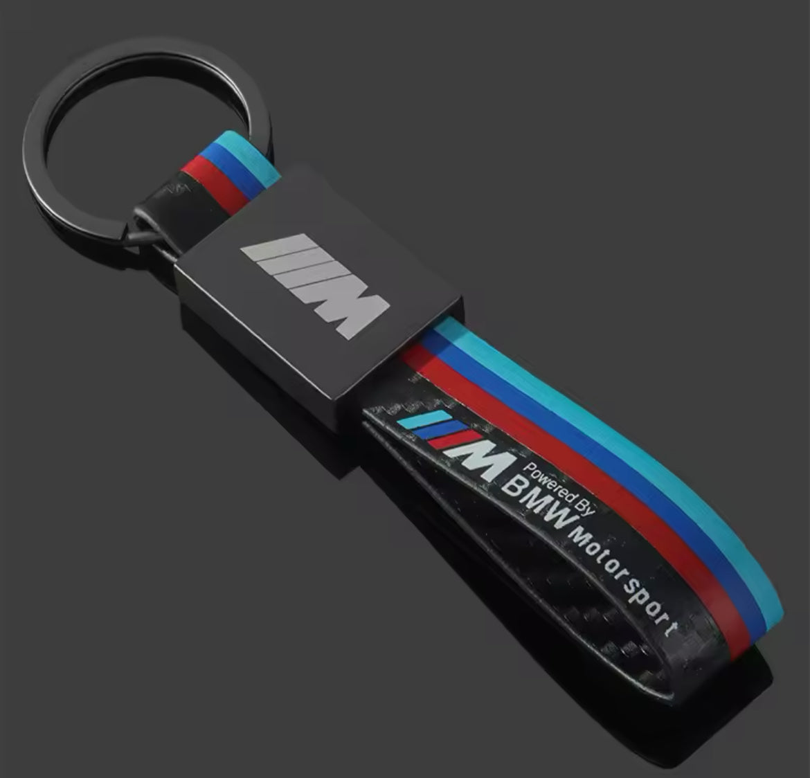 BMW Gunmetal x Rubber M Motorsports Keychain