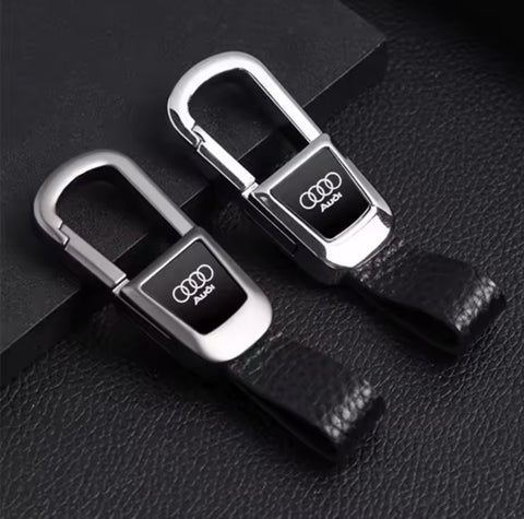 Audi Carabiner x Leather  Keychain