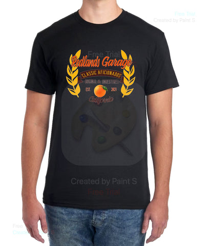 Redlands Garage Black T Shirt